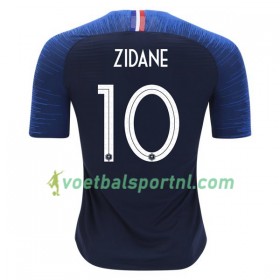 Frankrijk Zidane 10 Thuis Shirt WK voetbal 2018